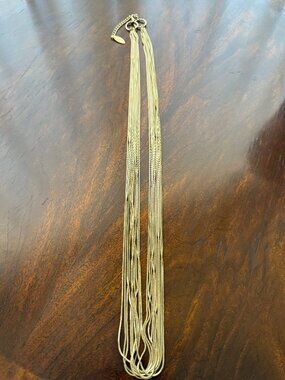 Long Multistrand Necklace